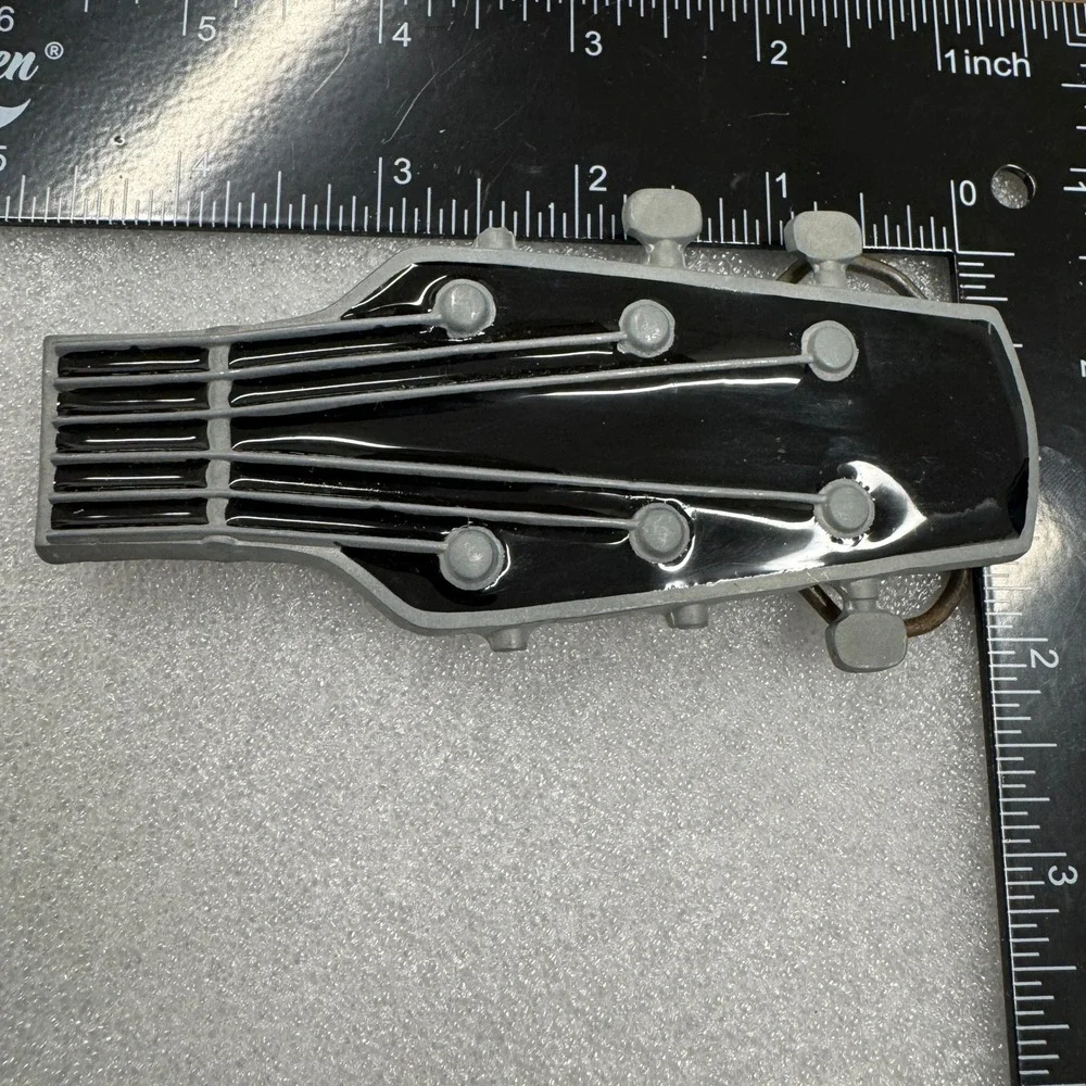 Great American‎ Products 2008 Guitar Headstock Belt Buckle Black